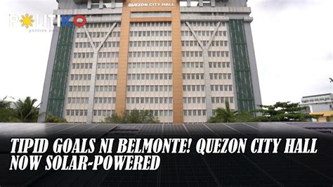 Quezon City Hall now solar.